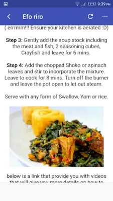 Nigerian Food Recipes android App screenshot 1