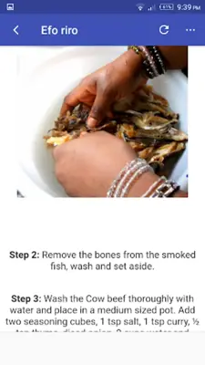 Nigerian Food Recipes android App screenshot 2